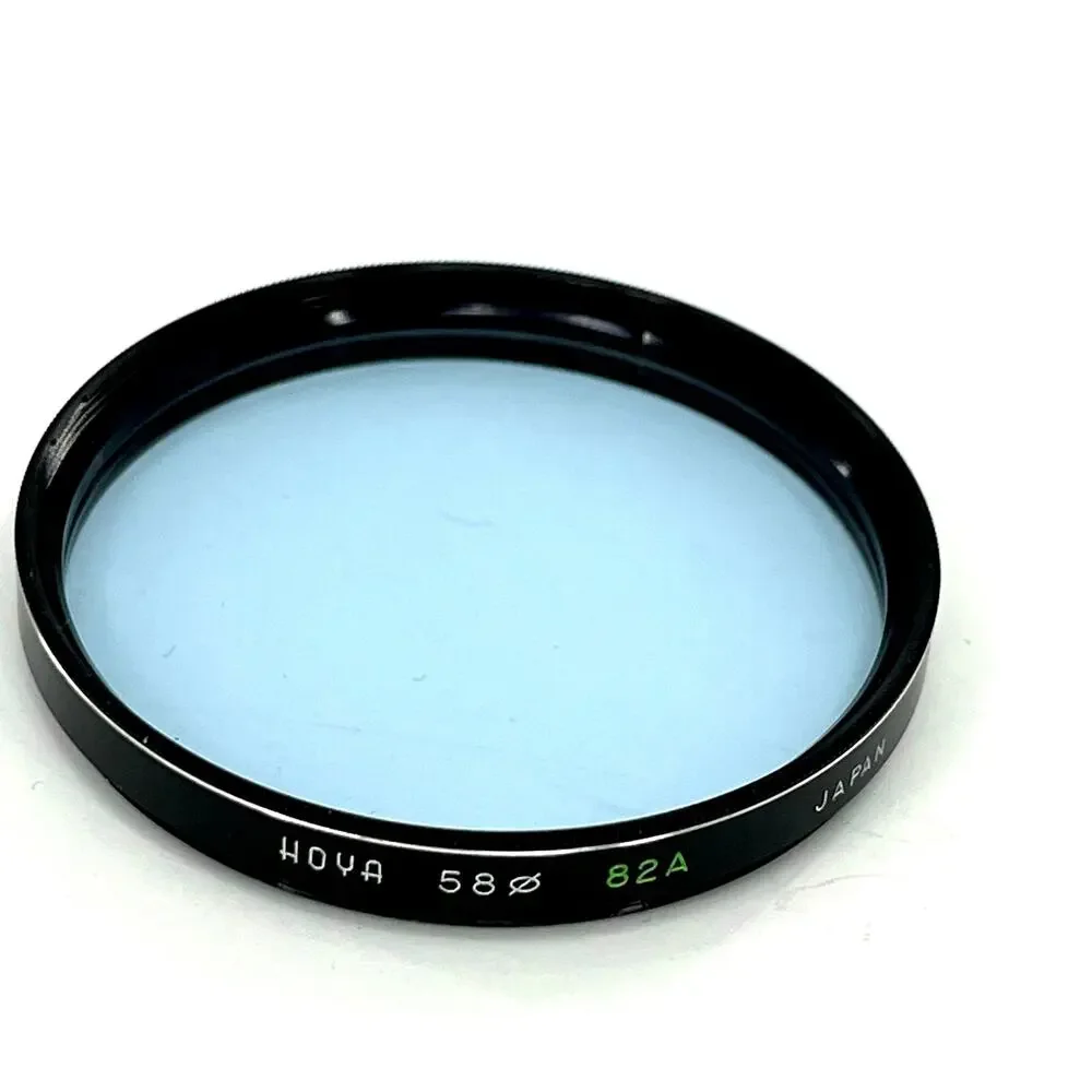 Hoya 58.0s Type D Morn and Eve (82A) filter.